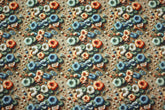 Baumwolljersey Digital 3D Blüten